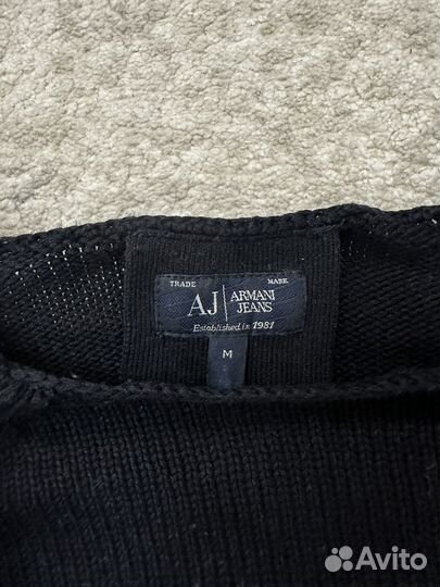 Мужской свитер armani армани