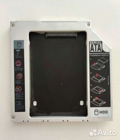 Адаптер дополнительного HDD, крэдл в отсек CD/DVD