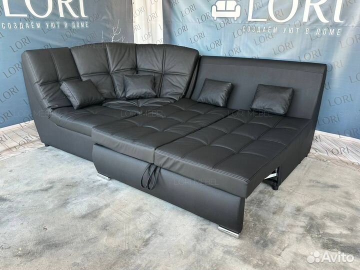 Диван Сафари раскладной. Кожа