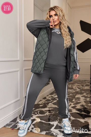 Костюм тройка 54р до 60 размер