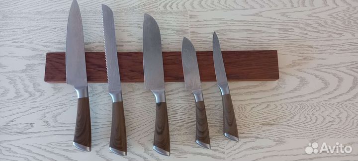 Держатель ножей из дуба