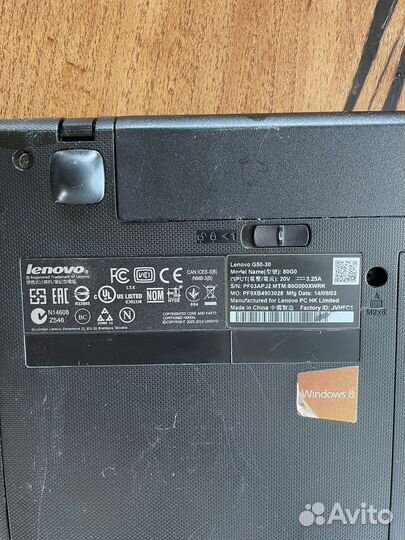 Lenovo G50-30 ноутбук
