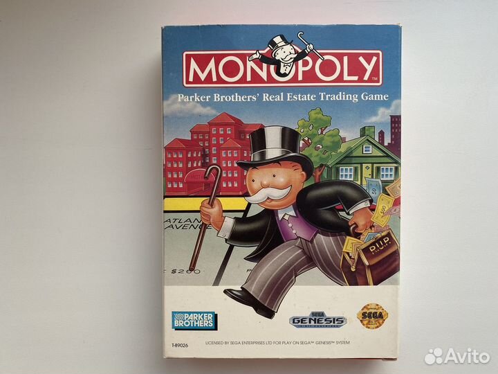 Видеоигра для Genesis - Monopoly (оригинал)