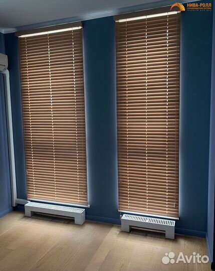 Жалюзи бамбуковые дерево