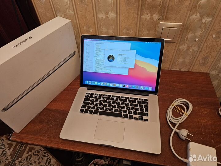 Ноутбук Apple MacBook Pro 15 Late 2013 i7 2 ггц 8