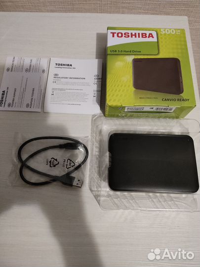 Внешний HDD Toshiba Canvio Ready 500gb, кейс