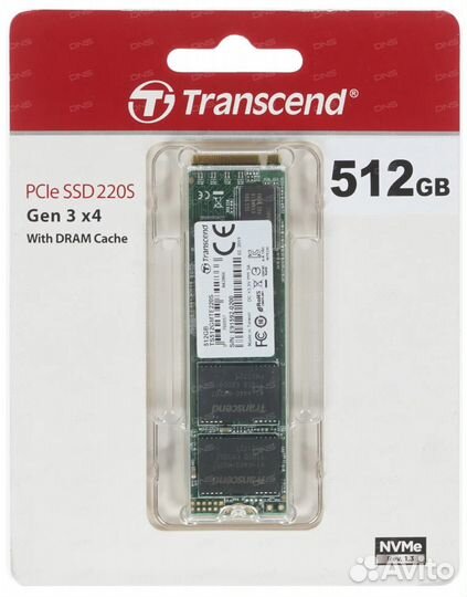 Ssd Transcend M.2 NVMe 512 Gb