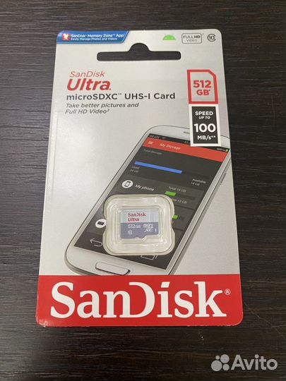 Новые MicroSD SanDisk Ultra 512Gb