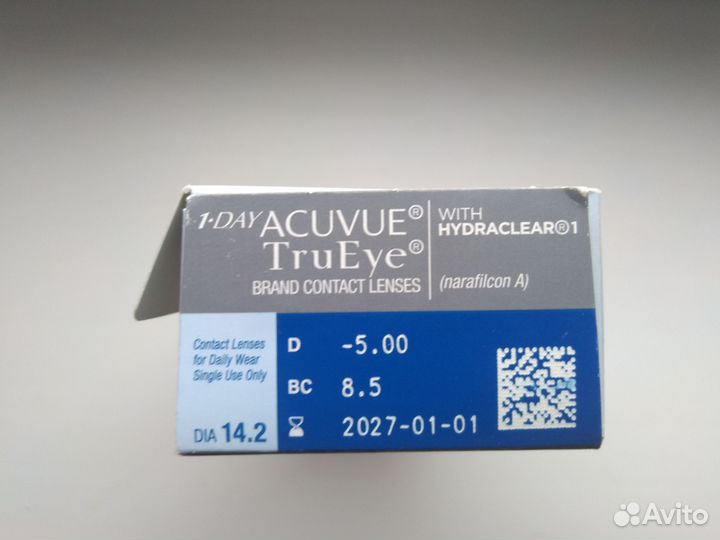 Линзы контактные acuvue