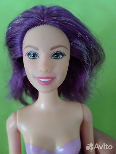 Кукла барби Маттел с сиреневыми волосами