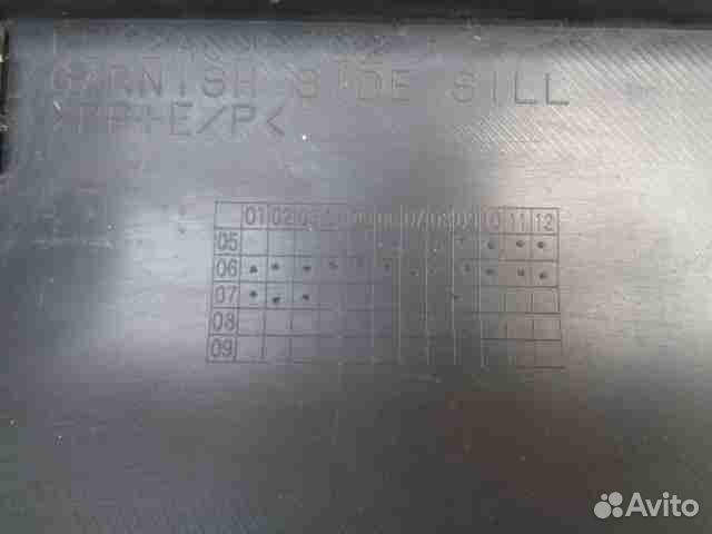 Порог правый Mitsubishi Outlander XL 6512A25502