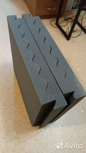 Аккустичестий поролон 1000*1000 мм (волна)