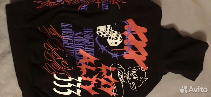 Худи в стиле Y2K S черная New Yorker