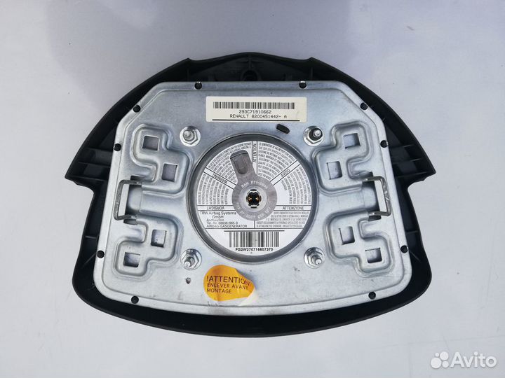 Подушка в руль Рено Клио Симбол 1998-2008