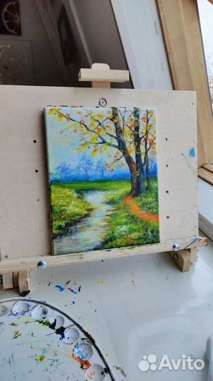 Пейзаж. Картина акрилом