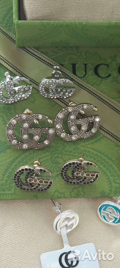 Серьги gucci