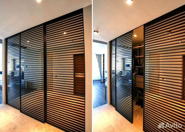 Сдвижные двери, перегородки