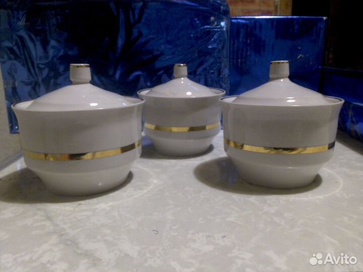 Сахарница Конфетница Сухарница фарфор стекло СССР