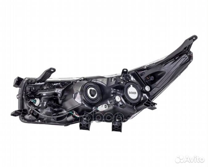 Фара R toyota corolla 13- диод черная