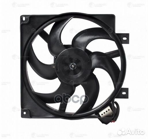 Вентилятор радиатора с кожухом с резистором LAD