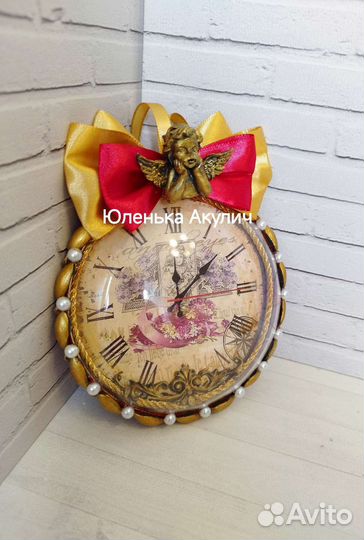 Шары на ёлку, ёлочные игрушки часы