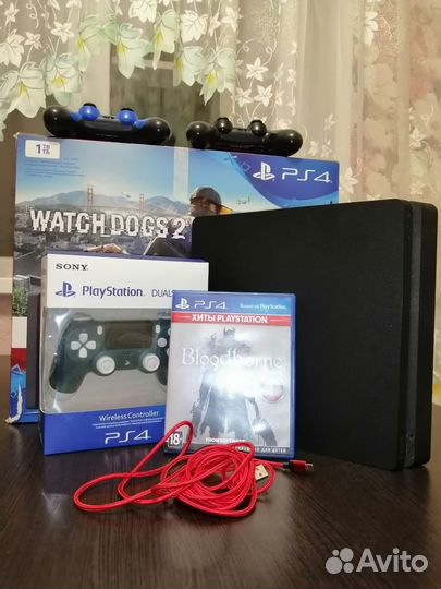 Sony playstation 4 slim 1 tb пс4 слим 1 тб