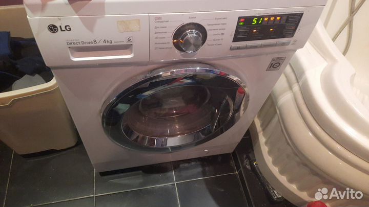 Стиральная машина бу lg 8 кг с сушкой на 4 кг