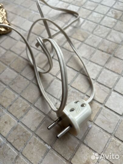 Настольная лампа СССР ретро винтаж бронза