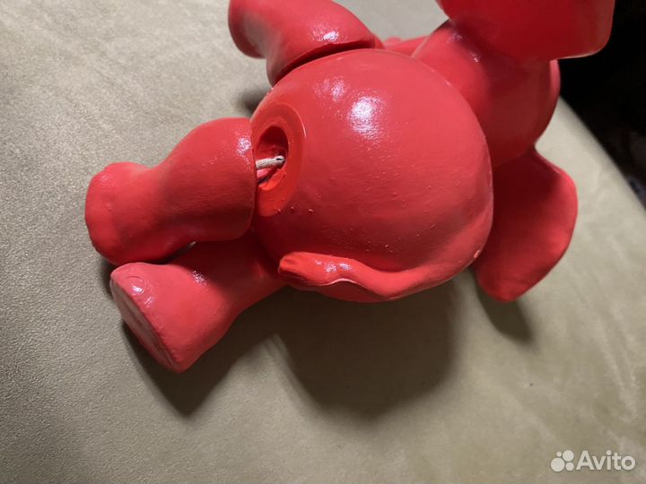 Слон целлулоид Охтален СССР игрушка