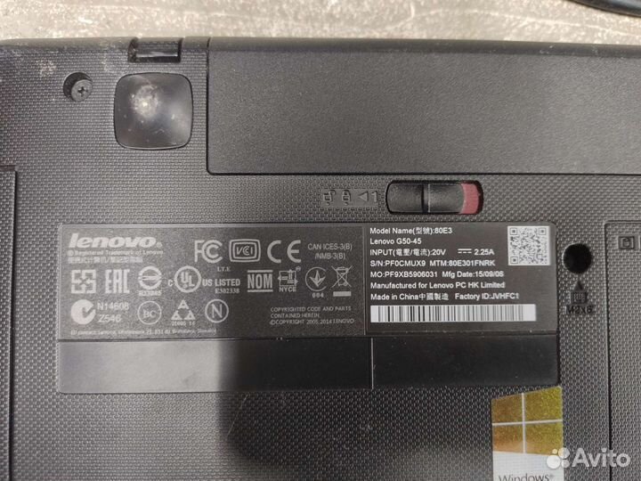 Продам ноутбук Lenovo g50-45