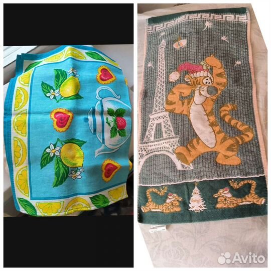 Новое полотенце для рук маленькое кухонное