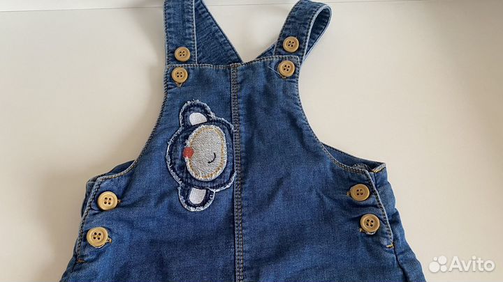 Джинсовый комбинезон детский Mothercare 80