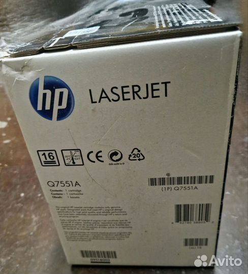 Картридж HP LaserJet Q7551A