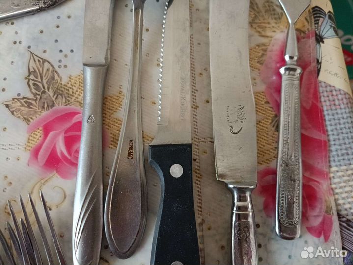 Ложки вилки нержавейка СССР новые