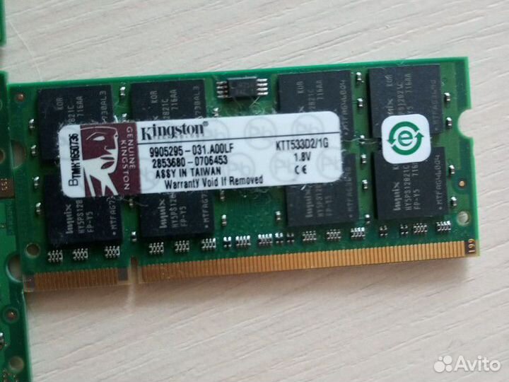 Оперативная память для ноутбука