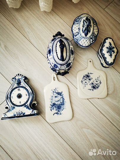 Посуда Гжель