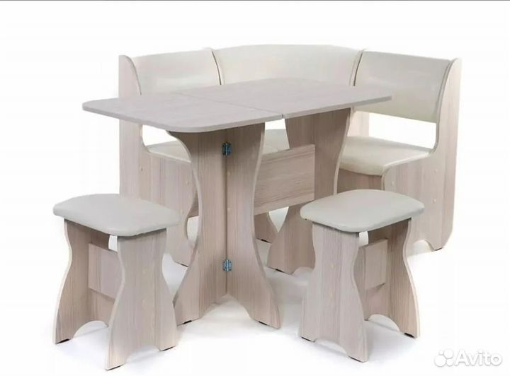 Кухонный набор Тюльпан-мини ясень светлый/крем