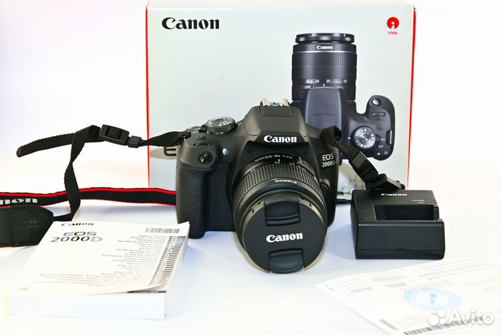 Canon EOS 2000D/T7 24.0MP Kit Canon 18-55 новый