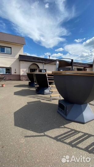 Купель уличная из лиственницы