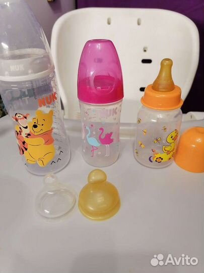 Бутылочки для кормления nuk