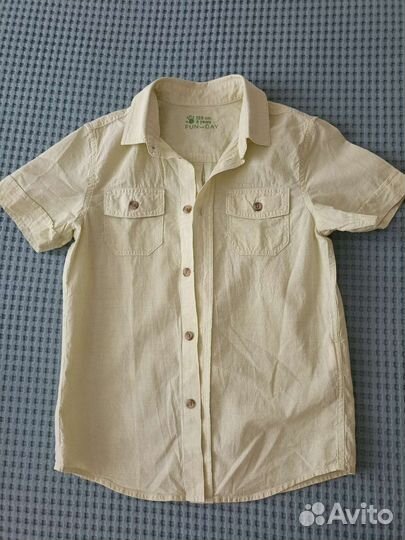 Рубашка для мальчика, 128