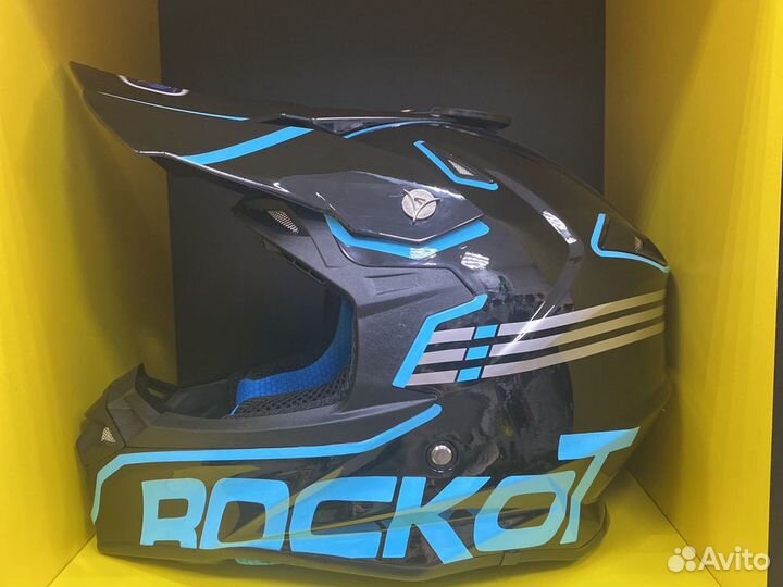 Кроссовый шлем rockot RM-216 Wave