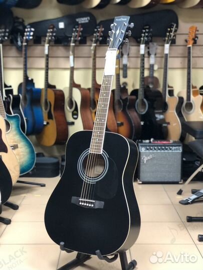 Электро-акустическая гитара Parkwood W81E-BKS