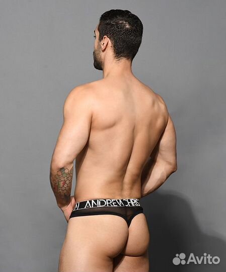 Трусы стринги Andrew Christian Metallic Leopard L