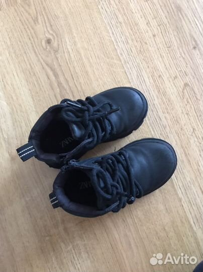 Ботинки zara демисезонные для мальчика 21 размер