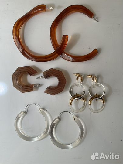 Серьги акриловые