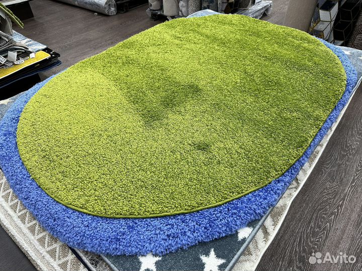 Ковер с высоким ворсом 1.2х1.7м