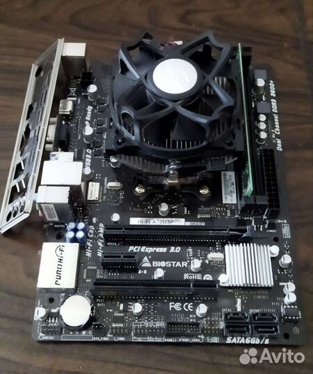 Комплекты (Мать + Проц) i5 7400,Amd A6, i3 7100