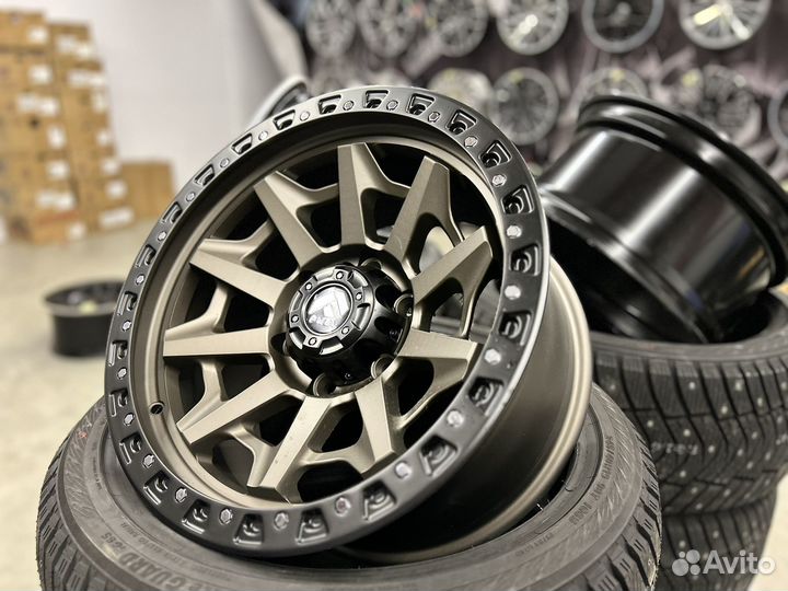 Диски 9x17 6х139.7 ET0 MattBronze
