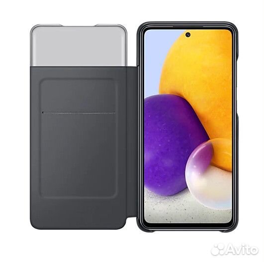 Чехол-книжка на Samsung Galaxy A72 Черный оригинал